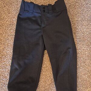 Mizuno Black Baseball Pants - Size youth small